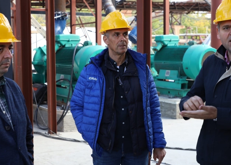 Primarul Ștefan Ilie și city managerul Nicolae Bibu au verificat stadiul lucrărilor. FOTO Primăria Tulcea