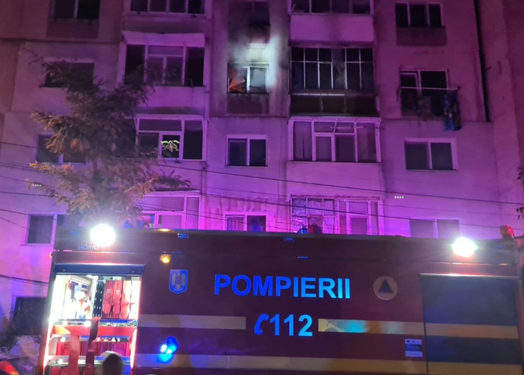 Pompierii au intervenit la incendiu. FOTO: ISU Dobrogea