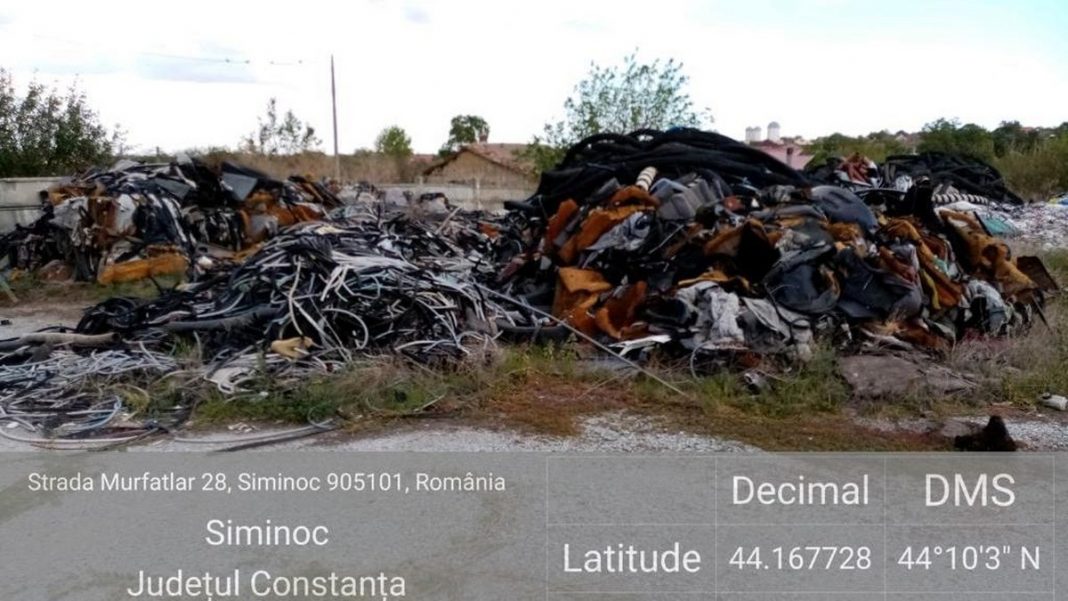 FOTO O societate de colectare deșeuri a lăsat dezastru la punctul de ...