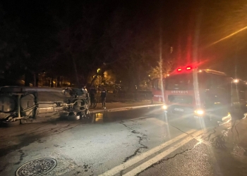 Pompierii au intervenit la accident