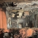 Incendiul izbucnit într-un bloc. FOTO Focus Press