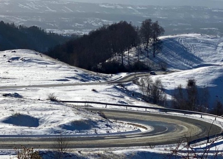 Iarna pe Transalpina. FOTO CNAIR