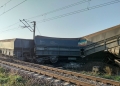 ARHIVĂ. Tren de marfă deraiat. FOTO CFR Marfă