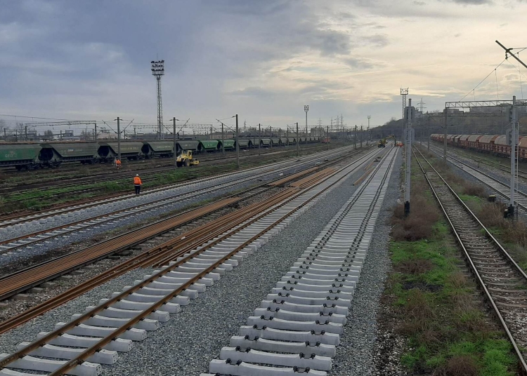 Proiect al CFR Infrastructură în Portul Constanța. FOTO CFR Infrastructură