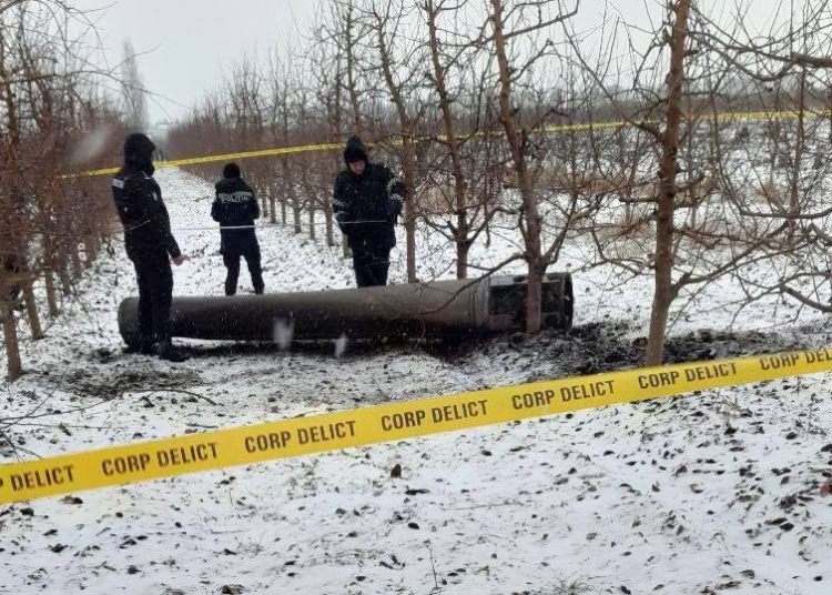 Racheta căzută pe teritoriul Republicii Molodva. FOTO mil.in.ua/