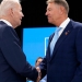 Joe Biden și Klaus Iohannis, la summitul NATO de la Madrid. Foto: Profimedia