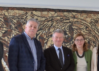 Vizita E.S. Paul McGarry la Universitatea Ovidius