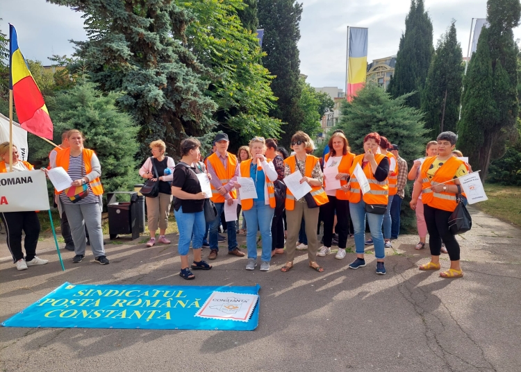 Poștașii protestează din nou (imagine de arhivă)