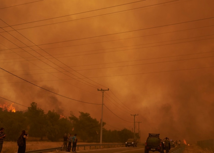 Incendii puternice în Grecia - Foto: Profimedia Images