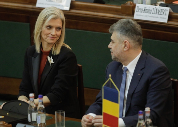 Alina Gorghiu și Marcel Ciolacu - Foto: Inquam Photos