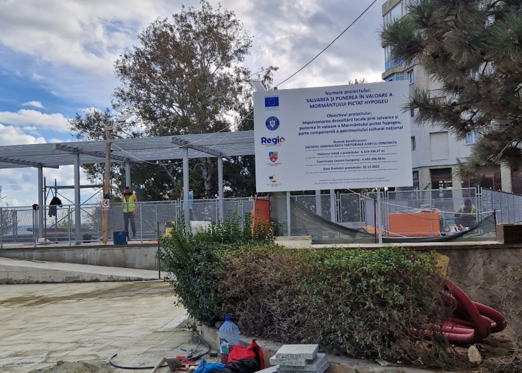CJC continuă lucrările de salvare a Mormântului Pictat Hypogeu și a Edificiului Roman cu Mozaic