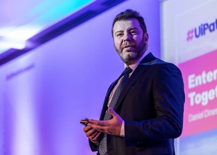 Daniel Dines, CEO & Founder, UiPath.
UiPath Conference, London