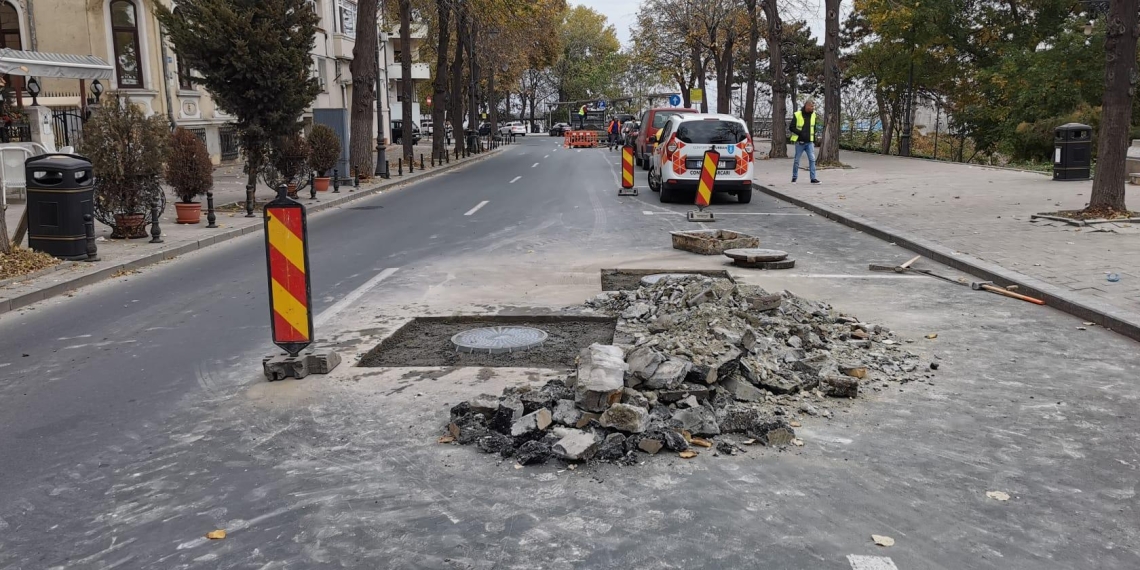 Capacele rețelelor edilitare vor fi aduse la nivelul carosabilului