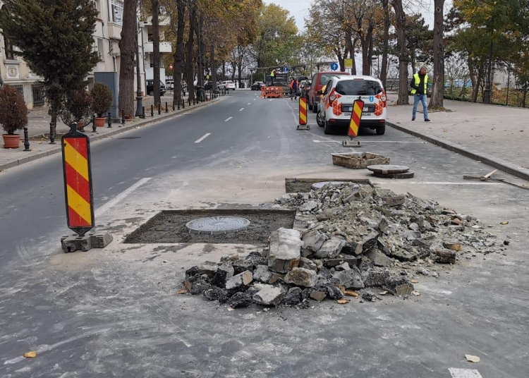 Capacele rețelelor edilitare vor fi aduse la nivelul carosabilului