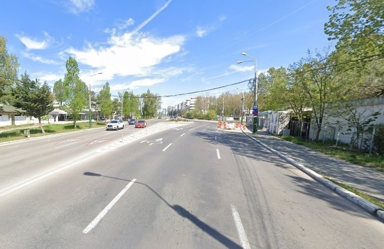 Bulevardul Mamaia - ieșirea din stațiunea Mamaia