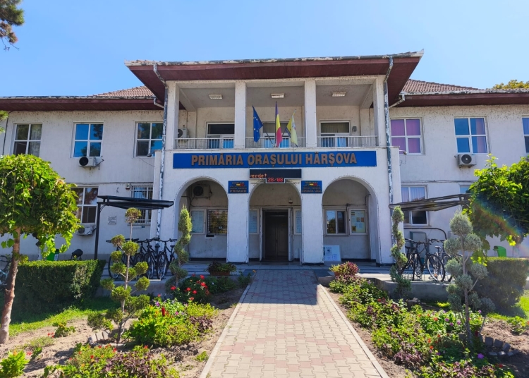 Primăria Orașului Hârșova. FOTO: Facebook