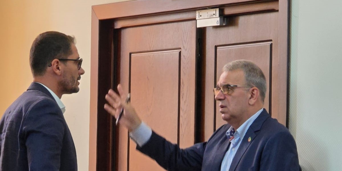 Primarul Vergil Chițac și viceprimarul Costin Răsăuțeanu