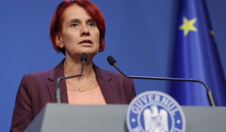 Ioana Dogioiu, purtător de cuvânt al guvernului. Foto: Inquam Photos / George Călin