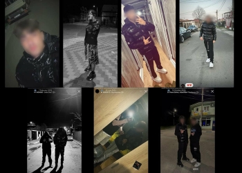 IMAGINI cu tinerii care i-au trimis fiului lui Horia Constantinescu mesaje de amenințare!