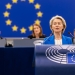 Ursula von der Leyen, președinte Comisiei Europene, în plenul Parlamentului European. Foto: Profimedia Images