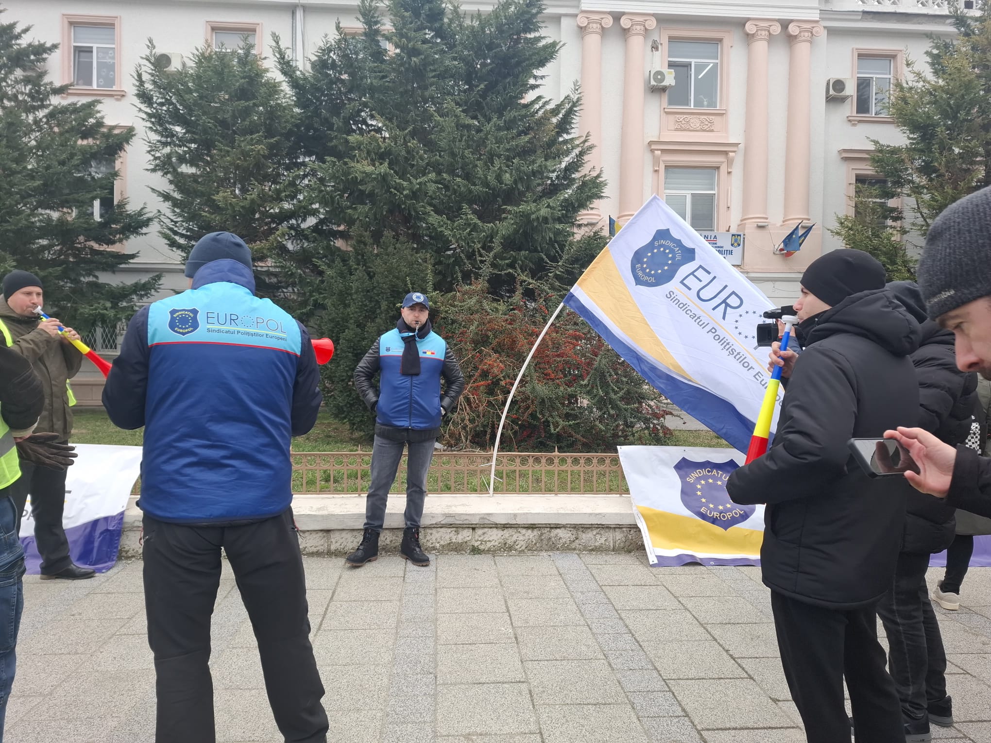 GALERIE FOTO&VIDEO. Protest al polițiștilor din Constanța!