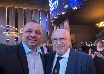 Dr. Ștefan Nițu, vicepreședintele Colegiului Medicilor din Constanța și prof.univ.dr. Vasile Sârbu