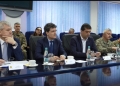 Nicușor Dan, Cătălin Predoiu, Radu Miruță - ședință la Constanța