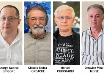 George Gabriel GRIGORE, Claudiu Badea IORDACHE, Maricel CIUBOTARIU, Octavian Mirel MOISE. FOTO Alexandra VASILE